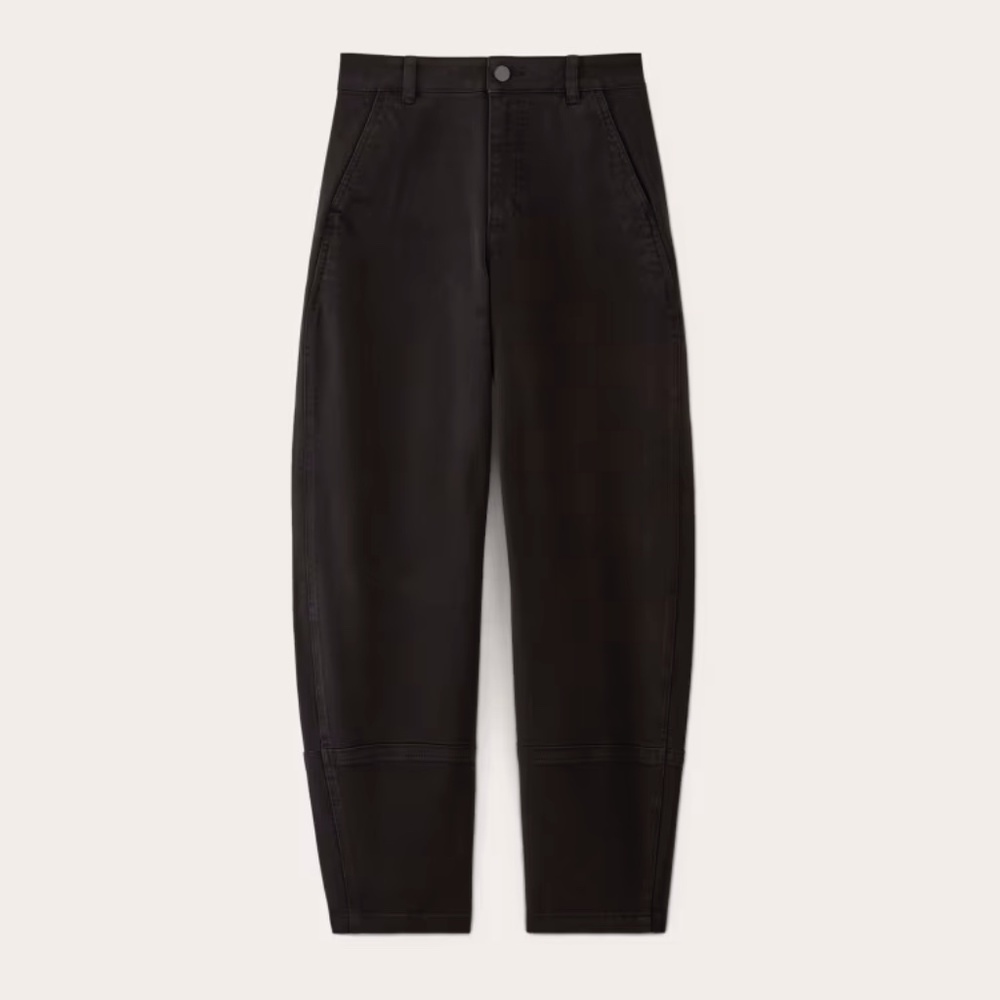 Everlane The Utility Barrel Pant in Black Size 12